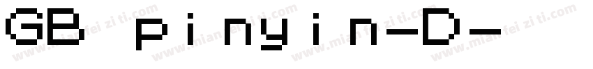 GB pinyin-D字体转换